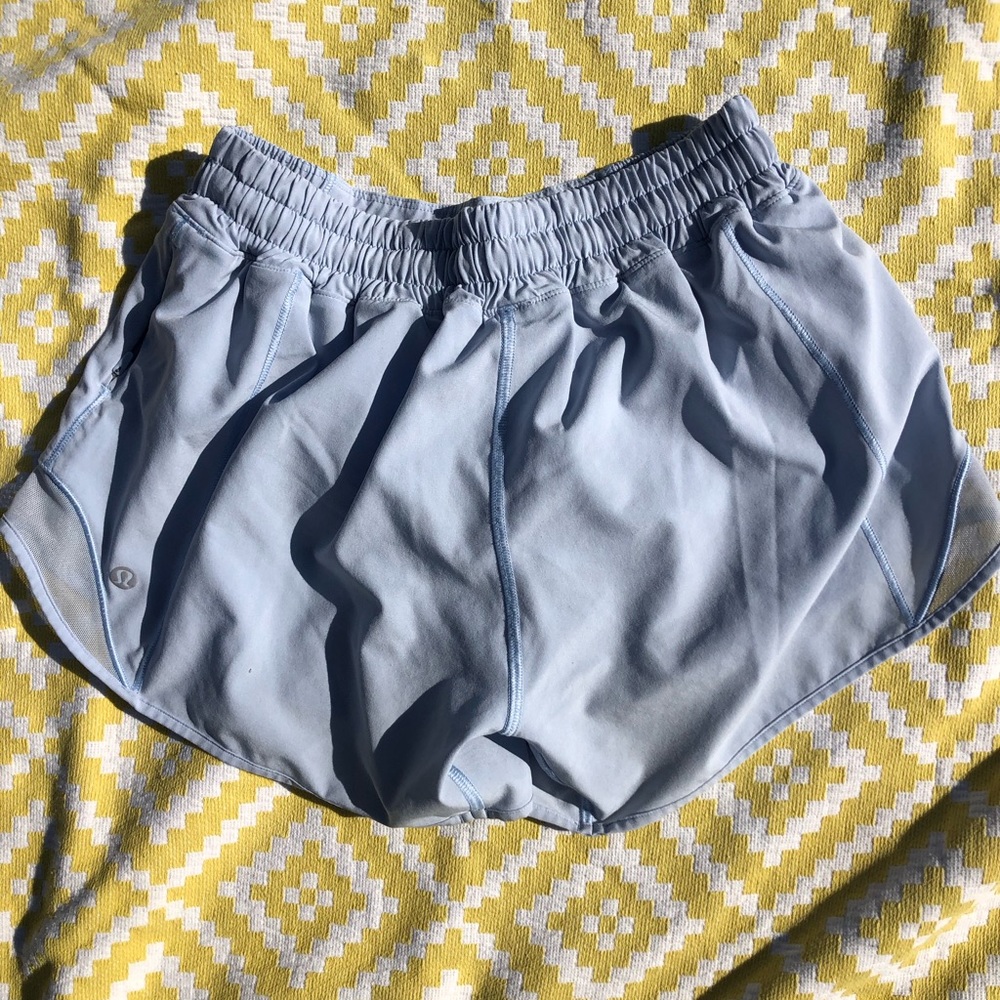 lululemon athletica Light Blue Athletic Shorts